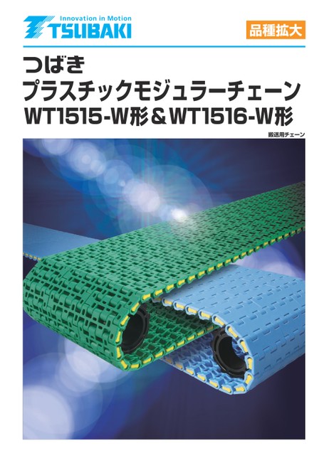 Plastic modular chain WT1515-W type and WT1516-W type