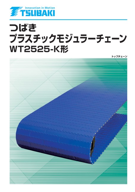 Plastic modular chain WT2525-K type Ideal for stacked sheet transport