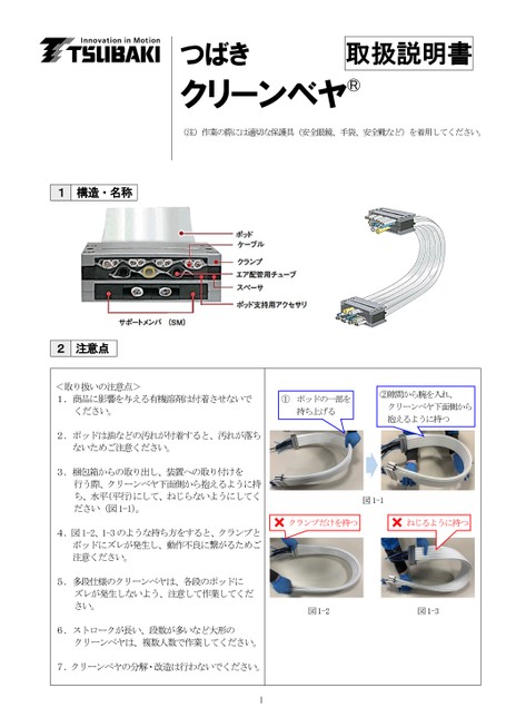CLEANVEYOR CV Instruction Manuals
