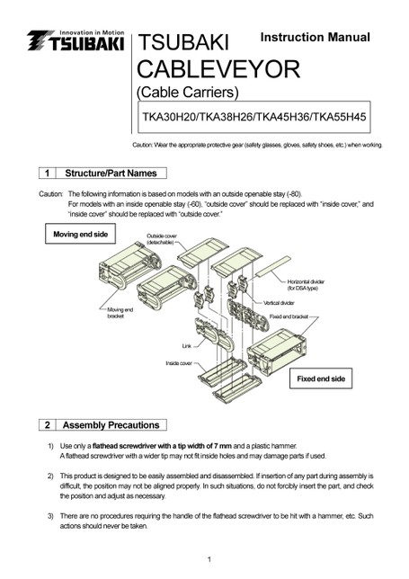 TKA type Instruction Manuals