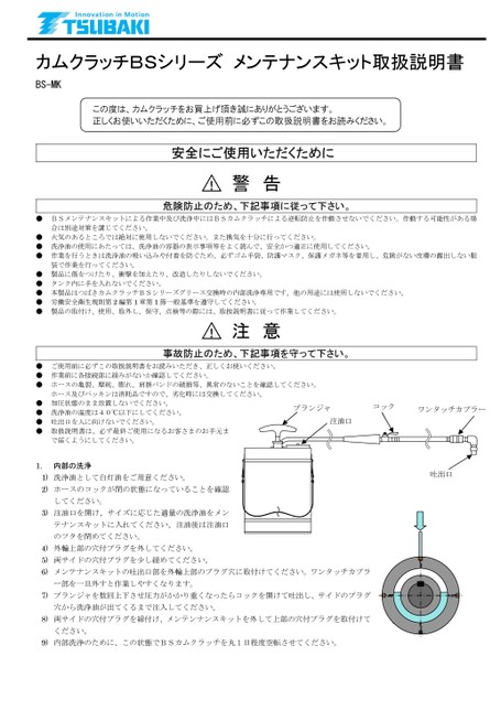 Cam clutch BS maintenance kit