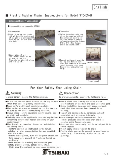 WT0405-W Model Instruction Manuals (English)