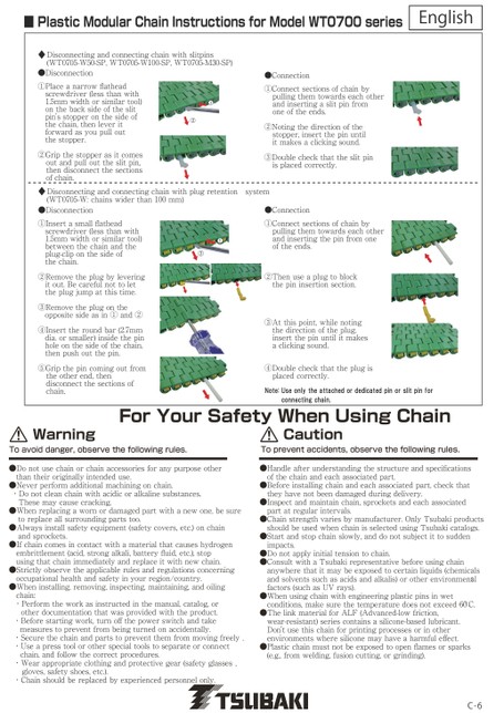 WT0700 Series Instruction Manuals (English)
