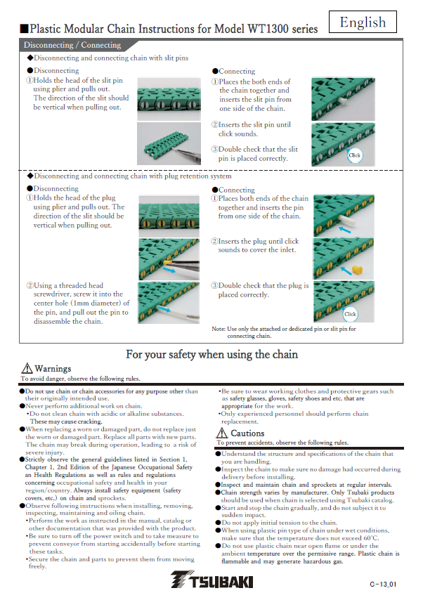 WT1300 Series Instruction Manuals (English)