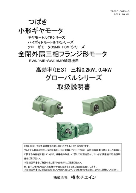 Global Series 0.2kW/0.4kW dedicated IE3 motor