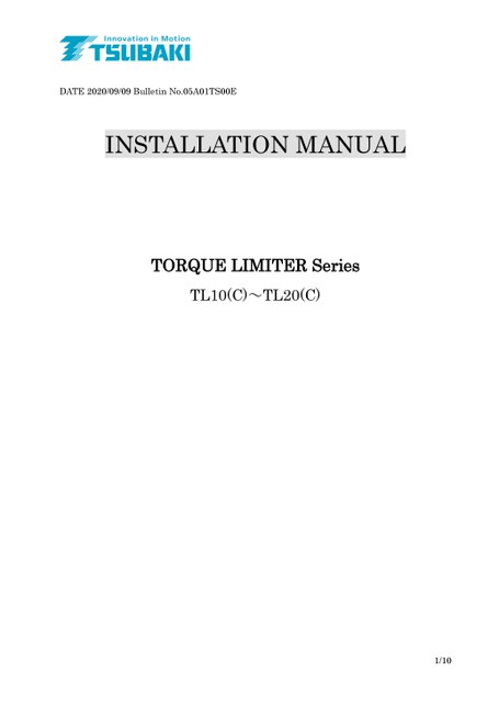Torque Limiter TL (large type)