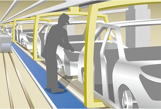 Plastic modular chain