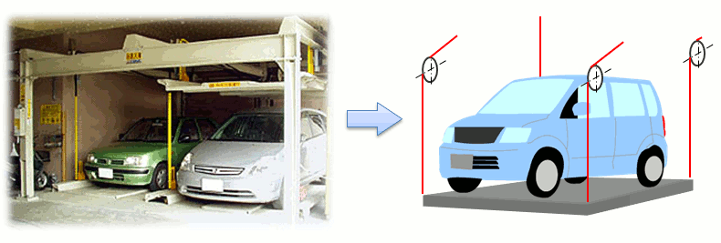 Multi-level parking lot