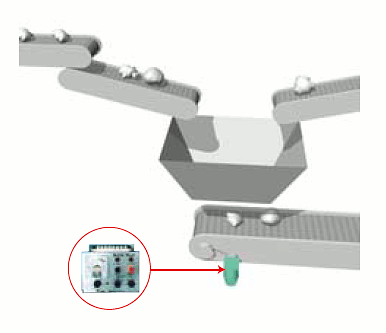 Waste treatment plant transport conveyor