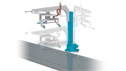 Installation of automobile parts units
