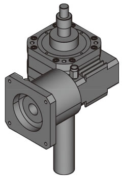 With flange for servo motor