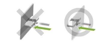 Horizontal installation, tension