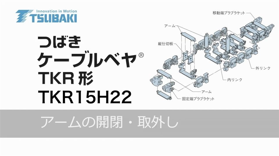 アームの開閉・取外し