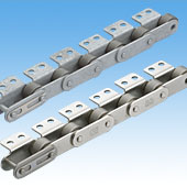 Coated double pitch chain