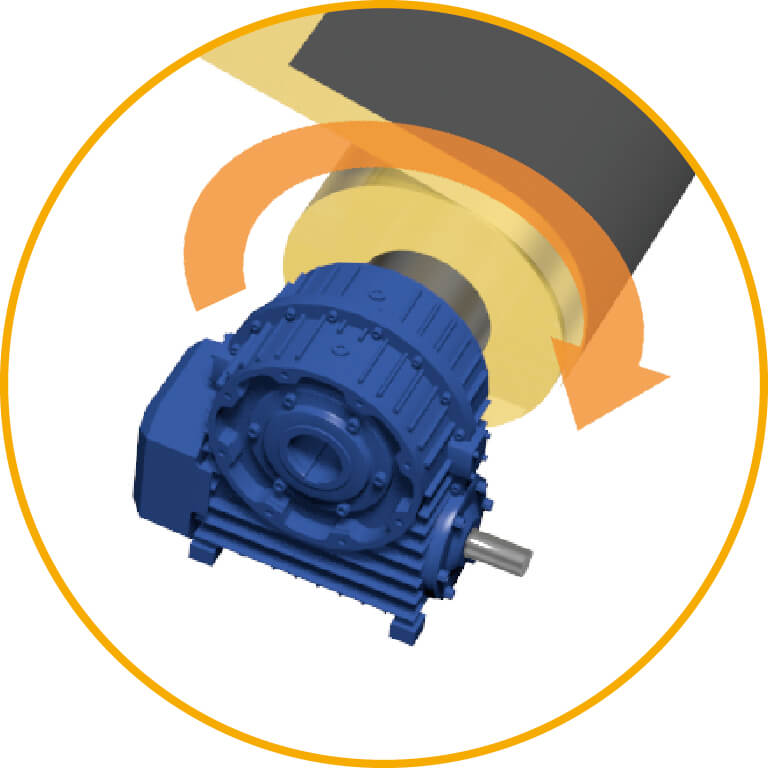 Compact despite with a high reduction ratio