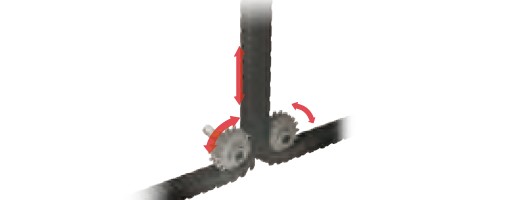 Interlocking chain type