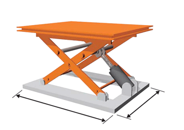 In the case of a hydraulic table lifter...