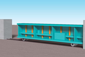 Horizontal sliding gate