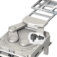 Take-out robot lifting