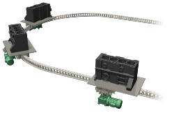 straight line + curve