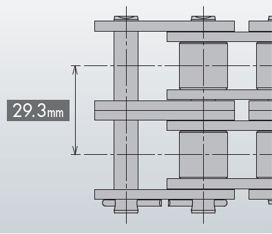 RS roller chain Double Strand