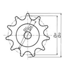 Names of sprocket parts