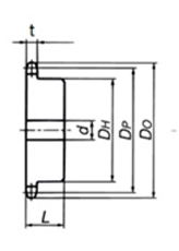 Names of sprocket parts
